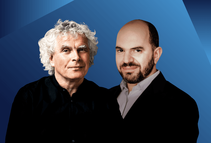 Sir Simon Rattle Conducts Ligeti, Wagner, Rachmaninov, and Strauss — with Kirill Gerstein